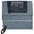 twill manufacter zipper pocket microfiber sport gym towels